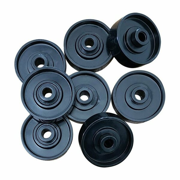 Ultimation Plastic Replacement Skate Wheels, 100PK SKPW-100